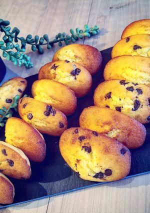 Une photo de Madeleines à l'orange