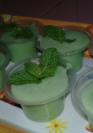 Foto resep Puding kedele pandan