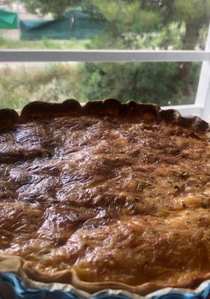 Foto principal de Quiche con puerros y bacon