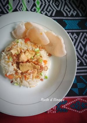 Foto resep Nasi ayam ricecooker