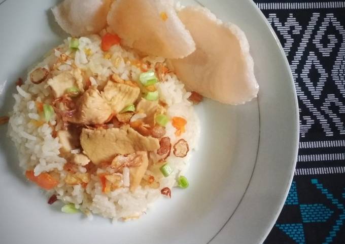 Resep: Nasi ayam ricecooker Istimewa