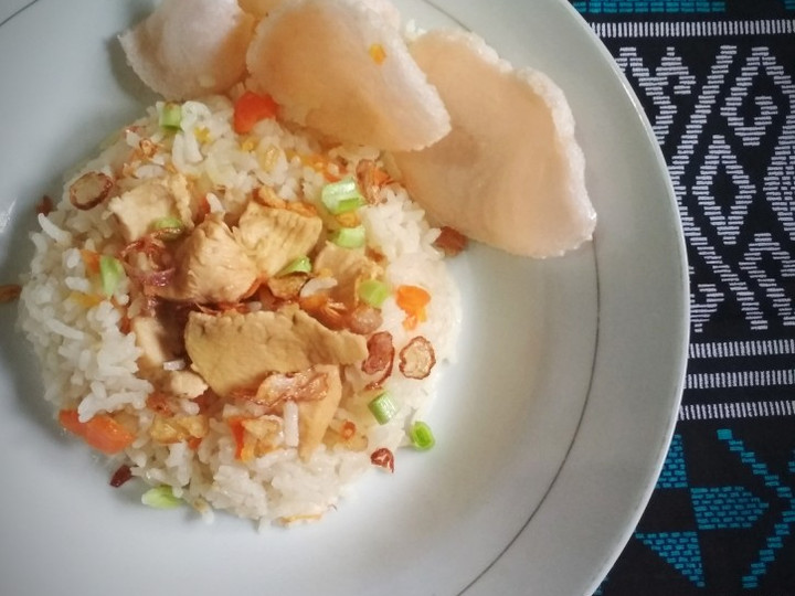 Resep: Nasi ayam ricecooker Istimewa