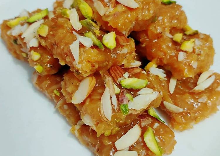 Coconut Jaggery Burfi