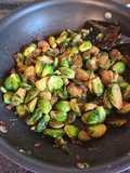 Candied Brussels sprouts