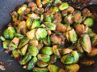 Candied Brussels sprouts