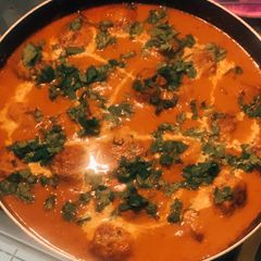 Malai kofta curry A picture of Malai kofta curry.