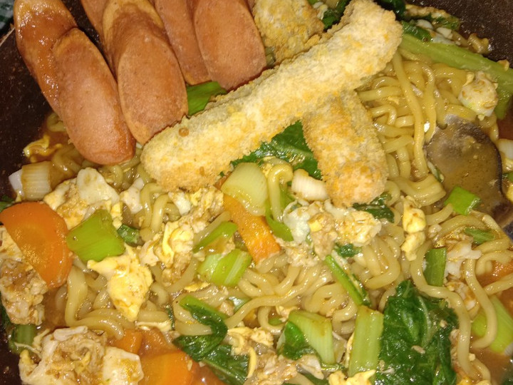 Cara Gampang Menyiapkan 🍜Indomie tek-tek Disuka🍜, Lezat Sekali