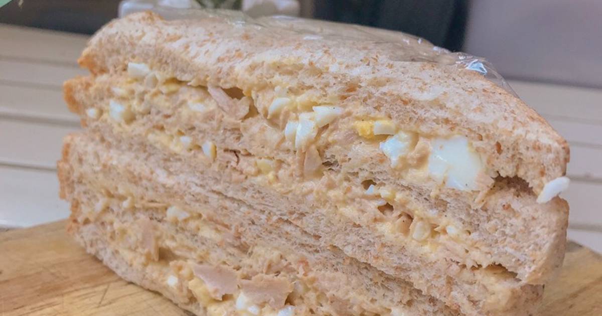 121 resep tuna mayonnaise sandwich roti tuna mayo enak dan sederhana