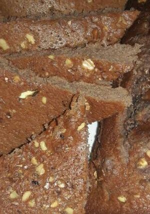 عکسی از دستور کیک گردویی خانگی