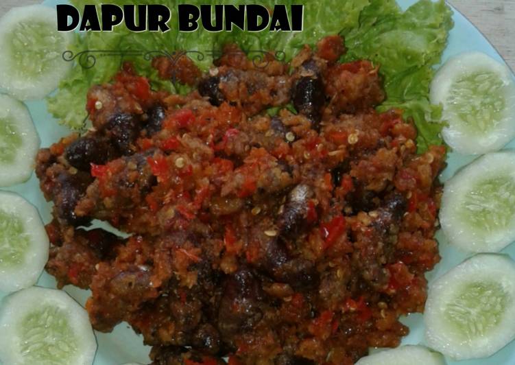 Cara mengolah Jantung Ayam Pedas Nampol, Lezat Sekali