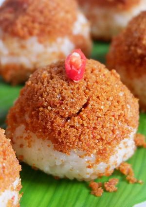 Foto resep Ketan Serundeng Pedas Manis
