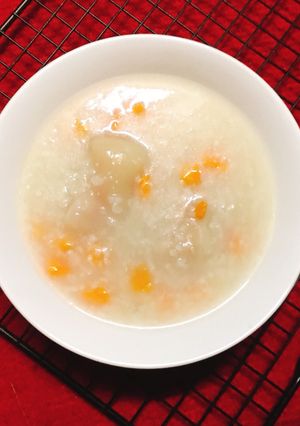 Hình của món Cháo móng giò cà rốt.