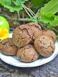 Galletas especiadas de avena y harina integral rellenas con manzana🍪