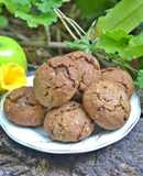 Galletas especiadas de avena y harina integral rellenas con manzana🍪