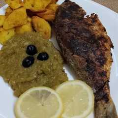 اطيب سمك 🐟 مشوي من مطبخي😋👌-レシピのメイン写真