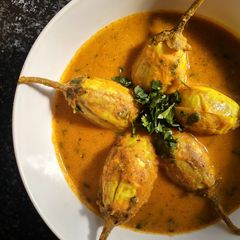 A picture of Dahi Baingan.