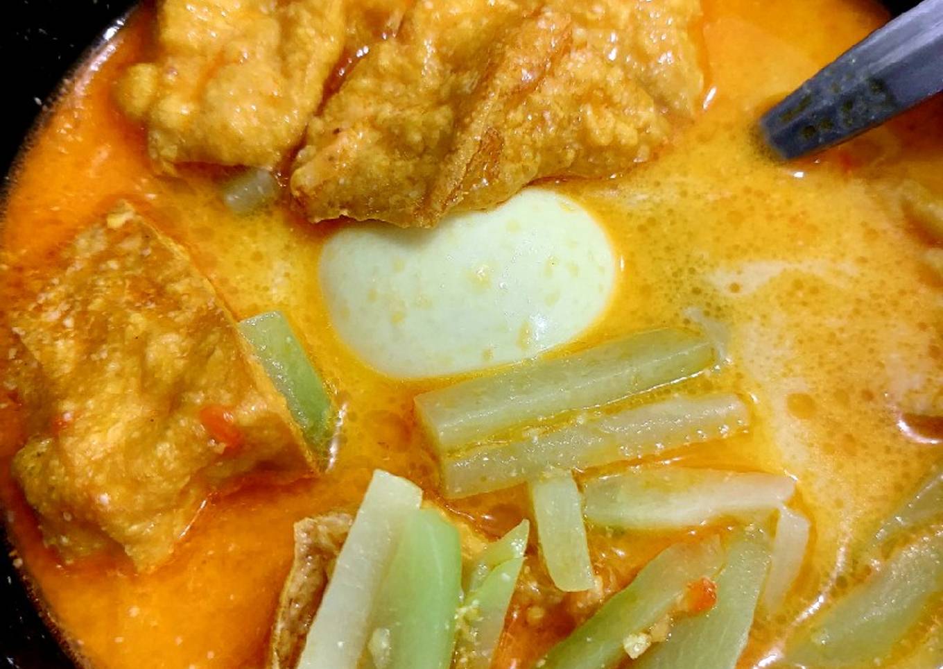 Lodeh merah tahu labu siam