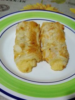 Una foto de Napolitanas de crema con thermomix