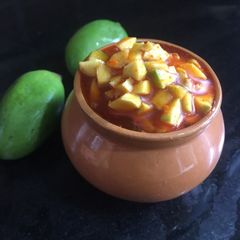Kacha aam pickle A picture of Kacha aam pickle.