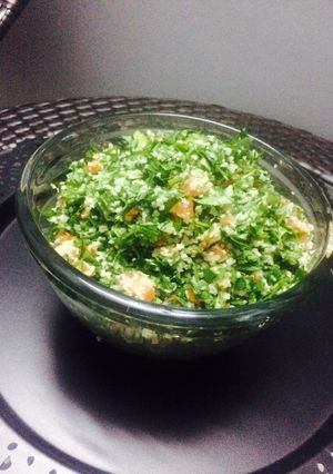 صورة لوصفة تبولة