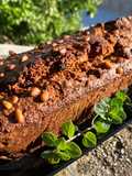 Pumpkin-pie 🎃 con harina integral y frutos secos