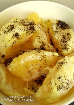 A picture of Orange Black Pepper Fruit Salad.