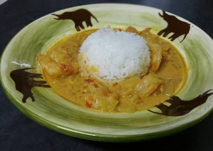 Spicy Shrimps in Coconut Milk