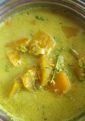 Foto resep Sayur Bubur Labu Kuning