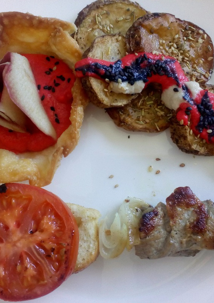 Una foto de Solomillo de cerdo con salsa de manzanas