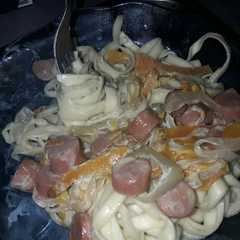 Foto principal de Fideos con salchichas