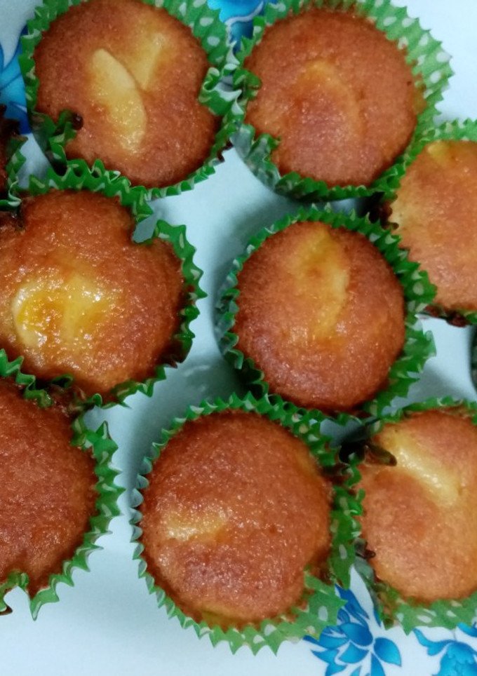 Una foto de Magdalenas de manzana