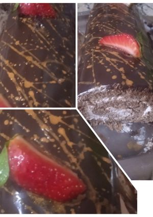 صورة لوصفة بيسكوي رولي بالشوكولا