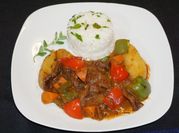 A picture of dinner beef stew