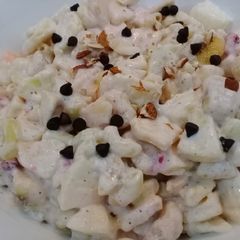 A picture of Creamy fruit chat.