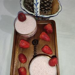 A picture of Strawberry 🍓 And Banana 🍌Milk Shake.