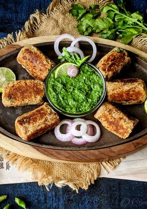 A picture of Arbi ke kebab.