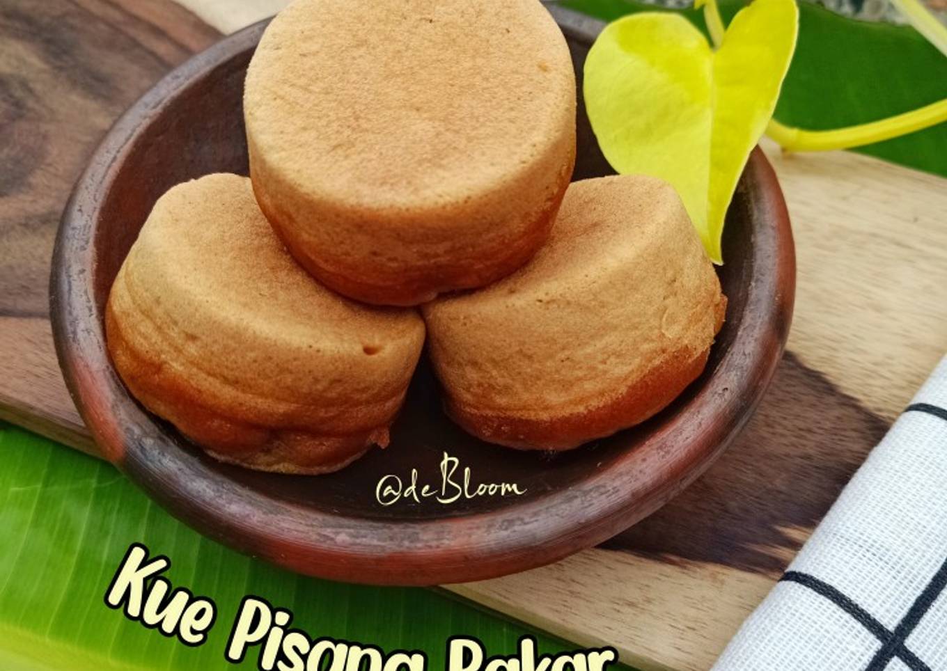 867. Kue Pisang Bakar Praktis (tanpa telur dan mikser)