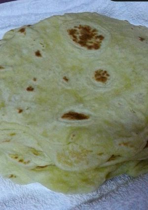 صورة لوصفة خبز التورتيلا