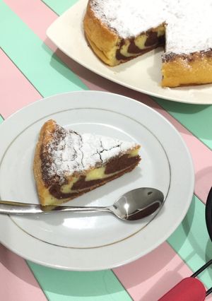 Foto resep Zebra Cake Putih Telur