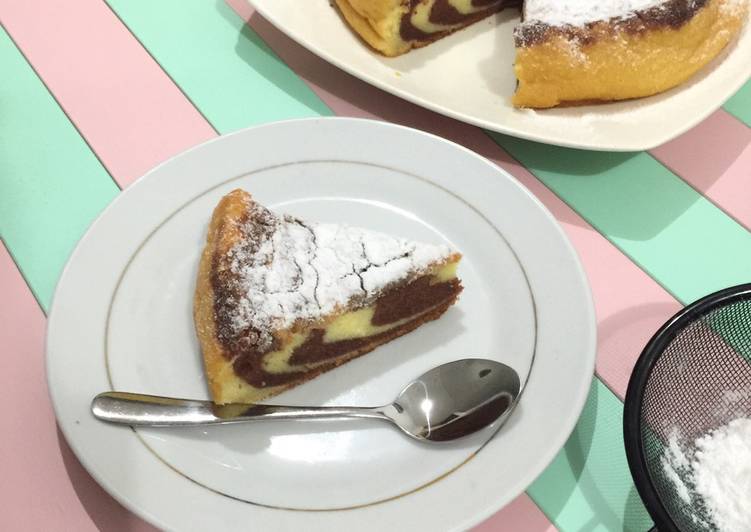 Zebra Cake Putih Telur