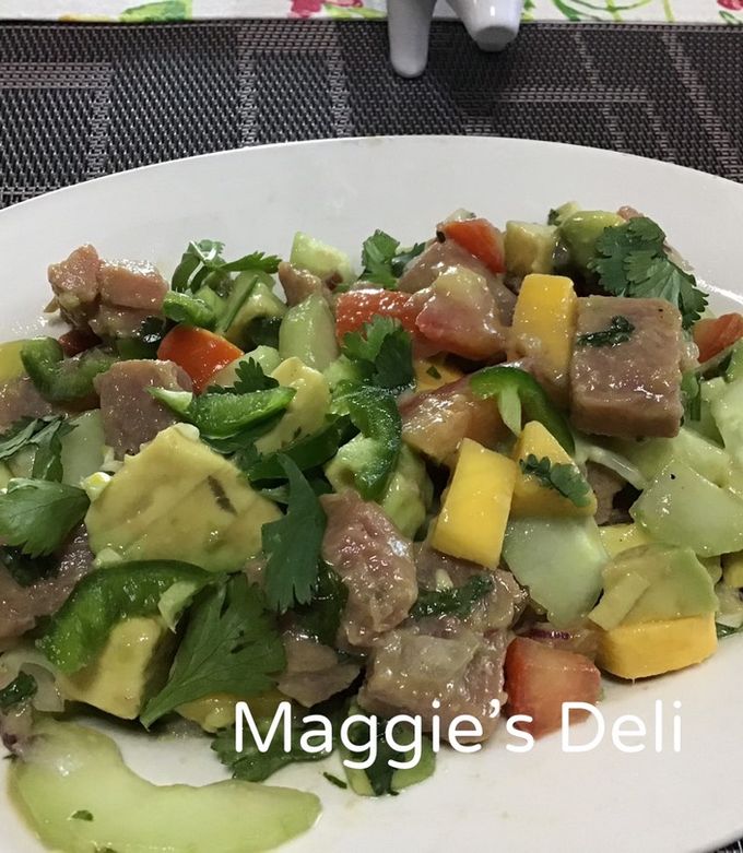 Una foto de Ceviche atún fresco con mango