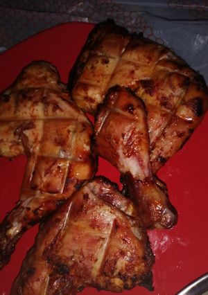 صورة لوصفة فراخ مشويه ف الشوايه بدون زيت ولا جلد للدايت ولذيذة😋