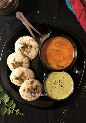 A picture of Kasuri Idli.