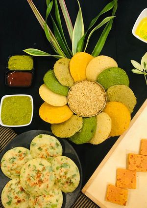 A picture of Mix Dhokla.