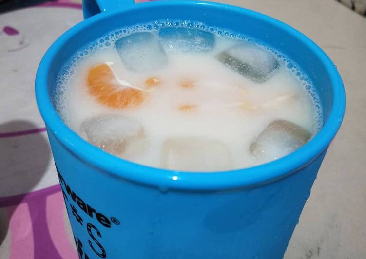 Resep masakan 71.Pink Jelly Yakult drink with real Orange | Cara Membuat 71.Pink Jelly Yakult drink with real Orange Yang Mudah Dan Praktis
