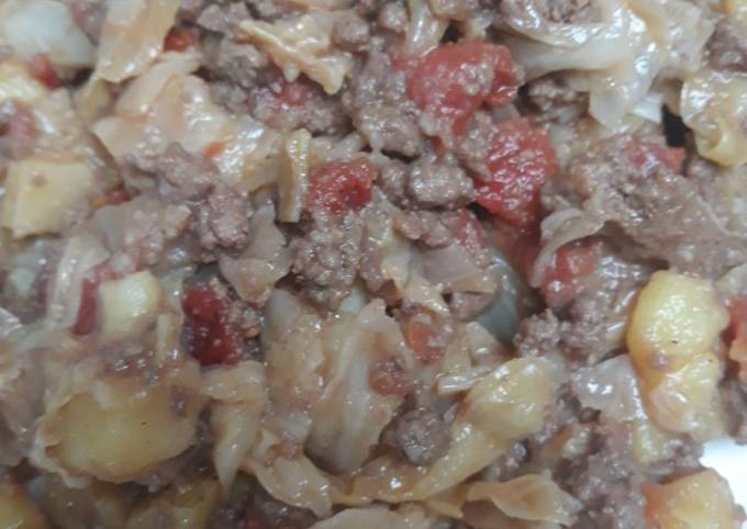 Recipe of Speedy Cabbage with Beef and Potatoes