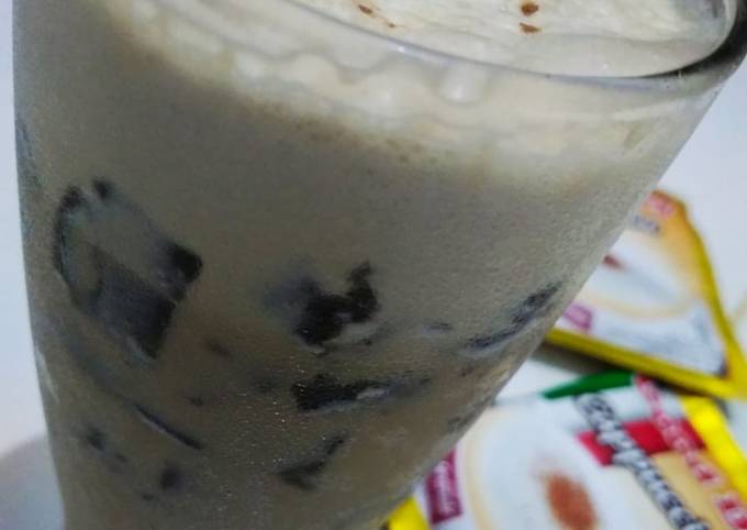 Resep Capcin (cappucino cincau) rumahan, Enak Banget