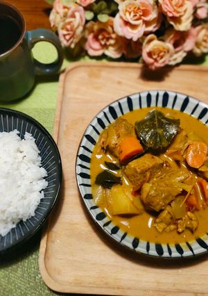 泰式椰奶黃咖喱 的食譜成品照片
