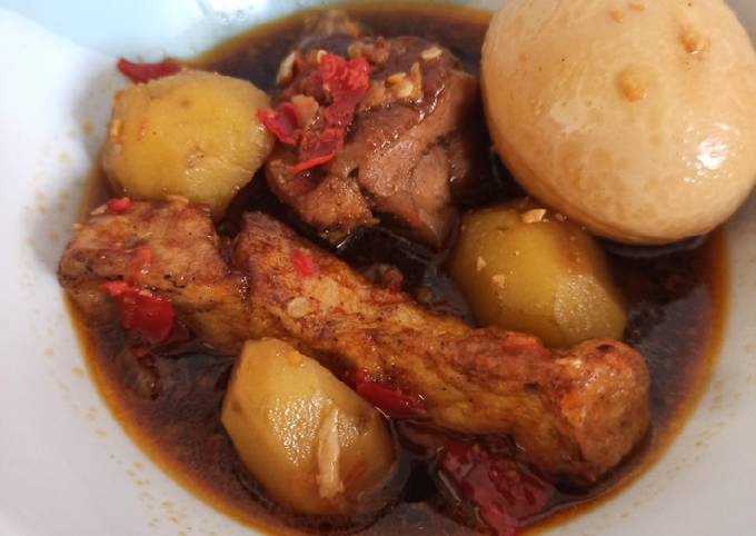 Semur tahu tempe telur ayam