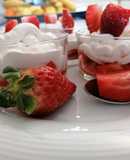 Mousse di fragole